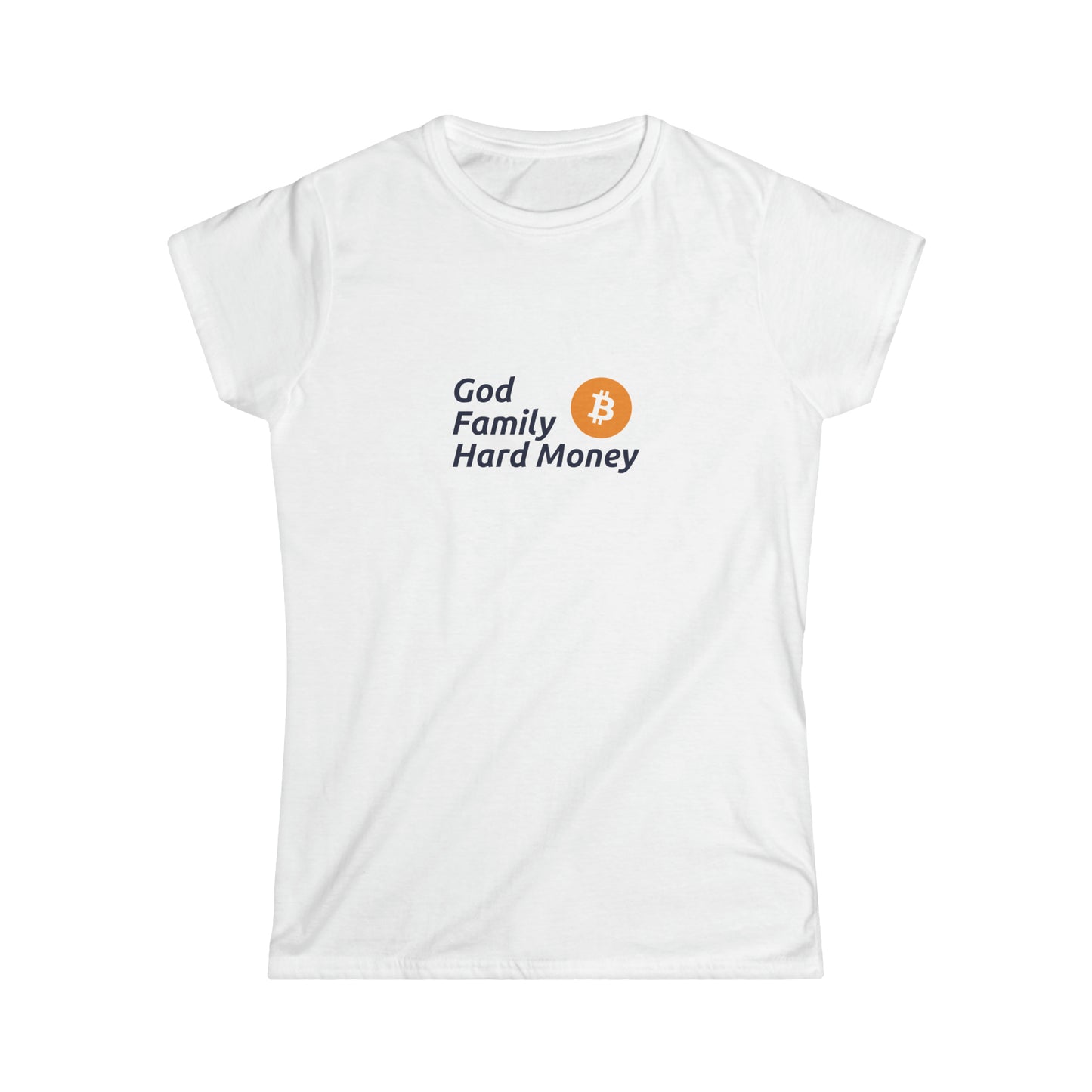 God, Family, Money - Women's Softstyle Tee