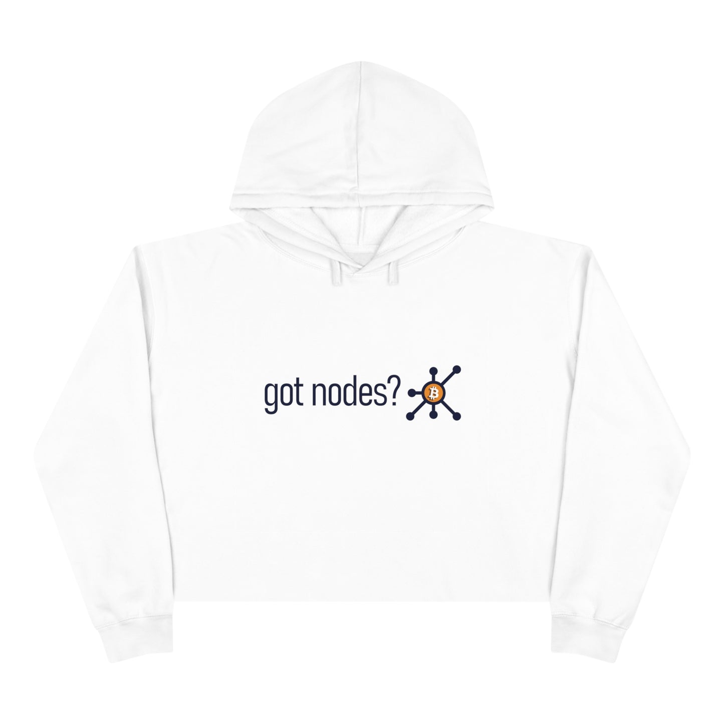 Got Nodes? - Crop Hoodie