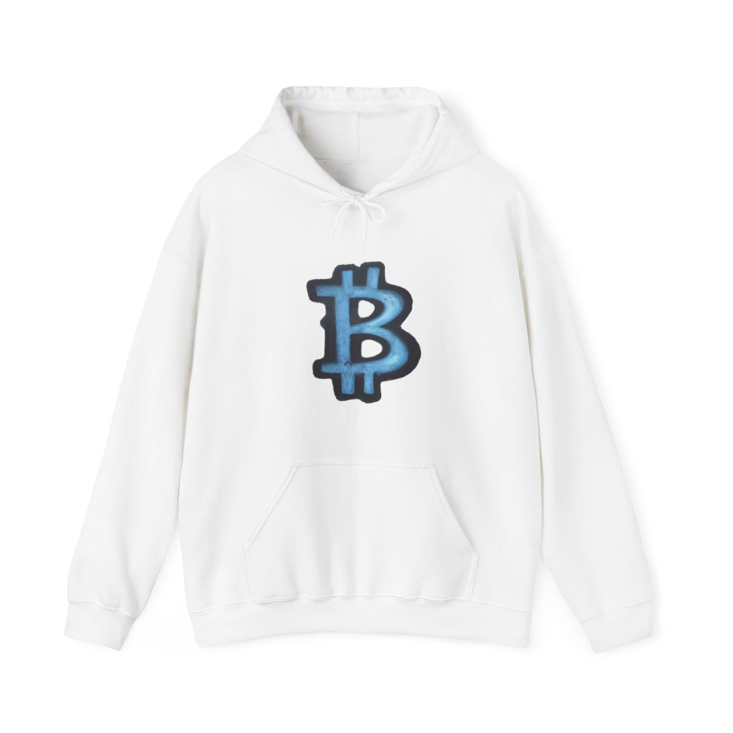 Blue Graffiti B - Hooded Sweatshirt