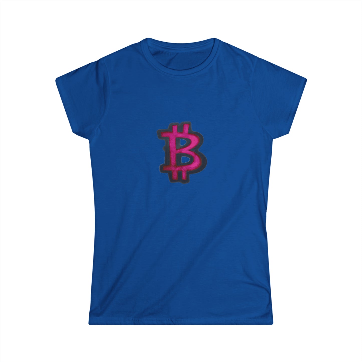 Pink Graffiti B - Women's Softstyle Tee