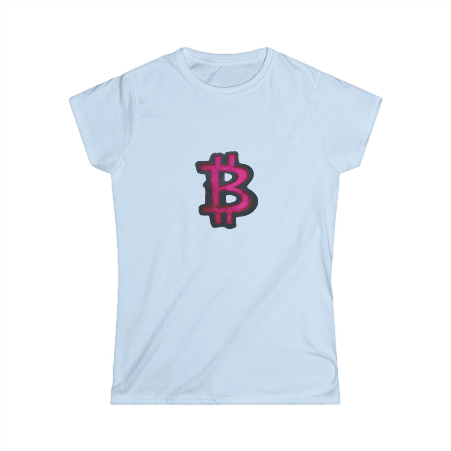 Pink Graffiti B - Women's Softstyle Tee