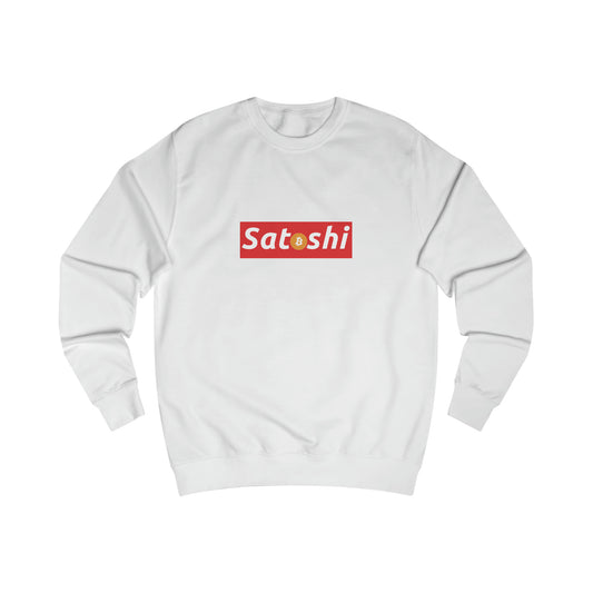 Satoshi is Supreme - Fitted Crewneck Sweatshirt