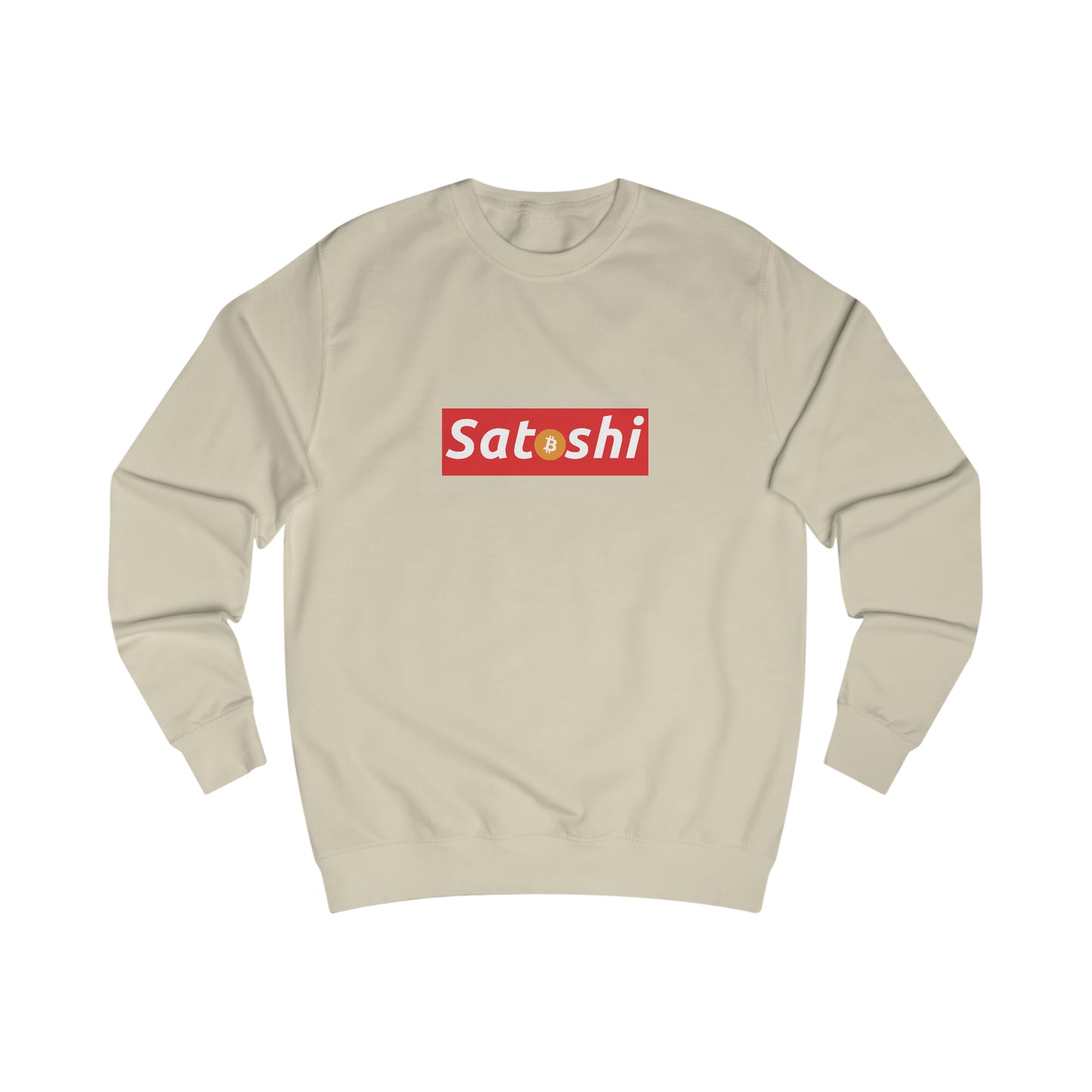 Satoshi is Supreme - Fitted Crewneck Sweatshirt