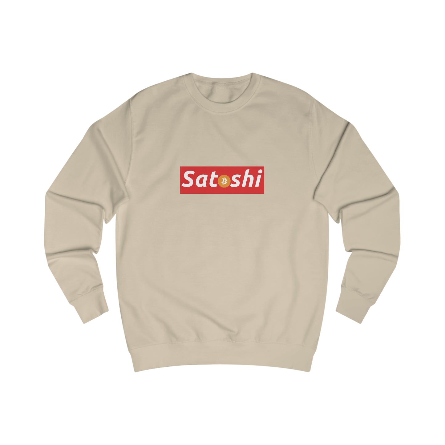 Satoshi is Supreme - Fitted Crewneck Sweatshirt