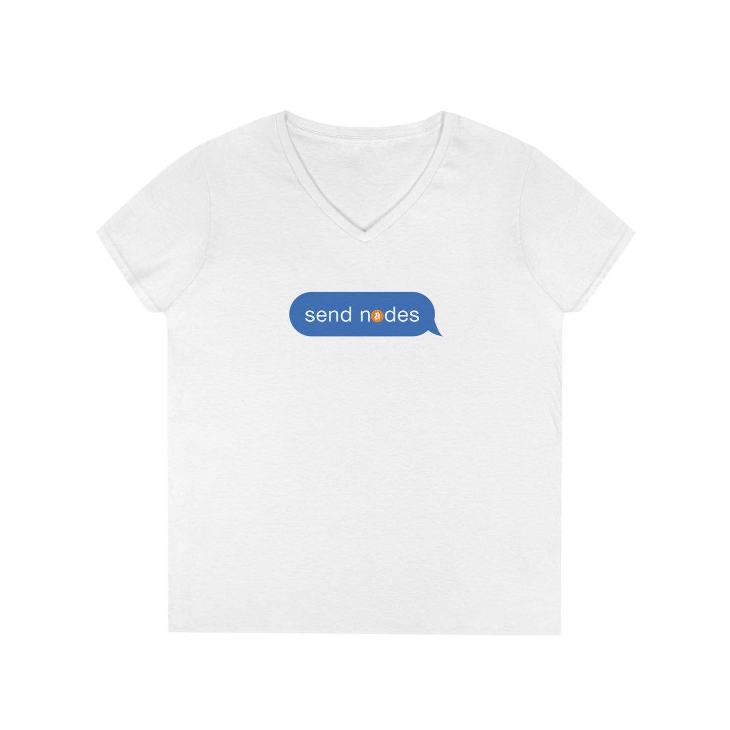 Send Nodes - Ladies' V-Neck T-Shirt