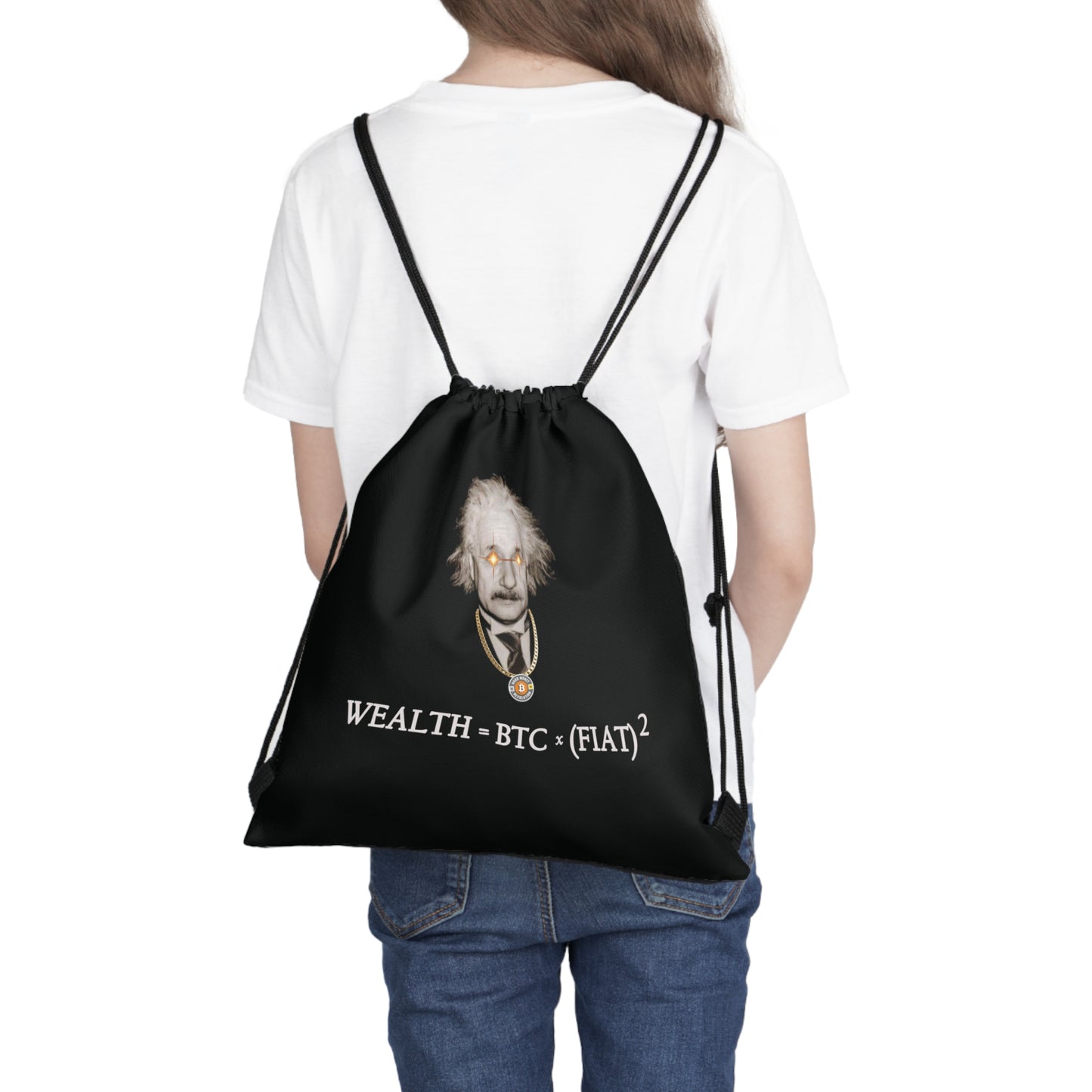 Laser Einstein - Outdoor Drawstring Bag