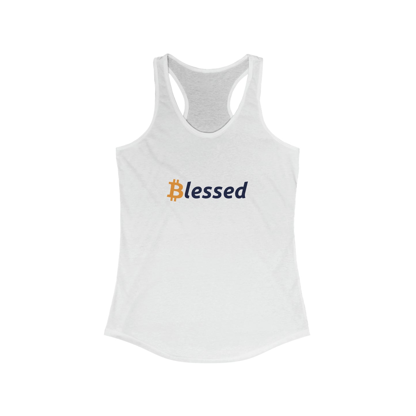 Blessed by Bitcoin - Women's Racerback Tank