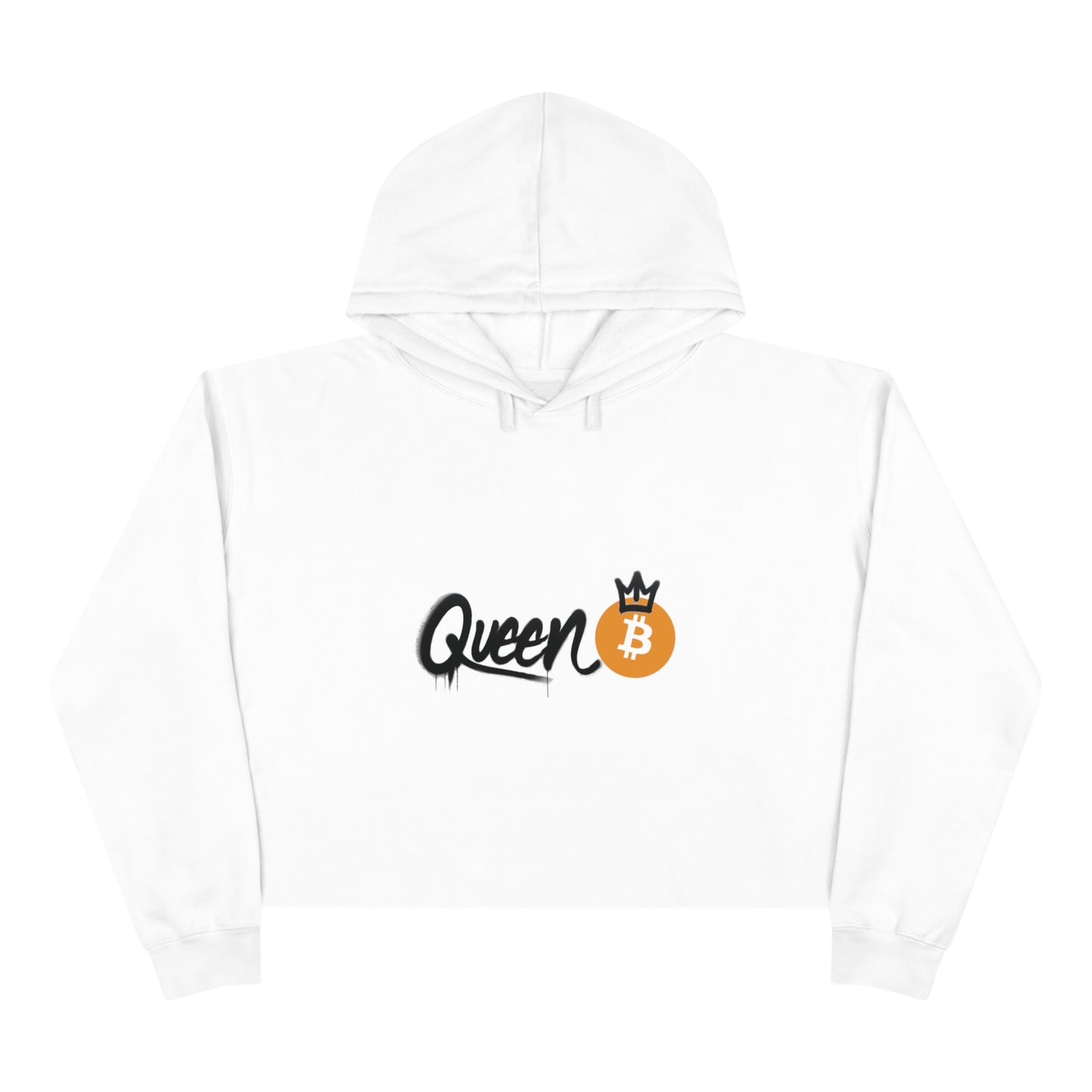 Queen 'B' - Crop Hoodie