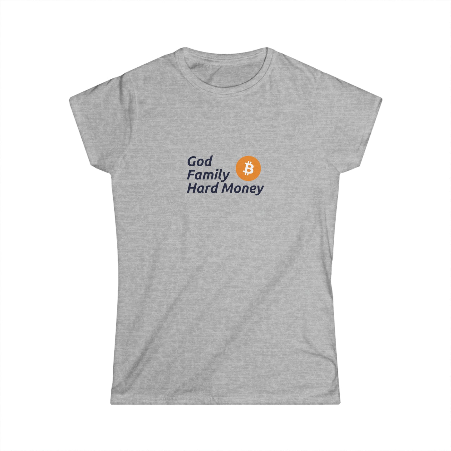 God, Family, Money - Women's Softstyle Tee