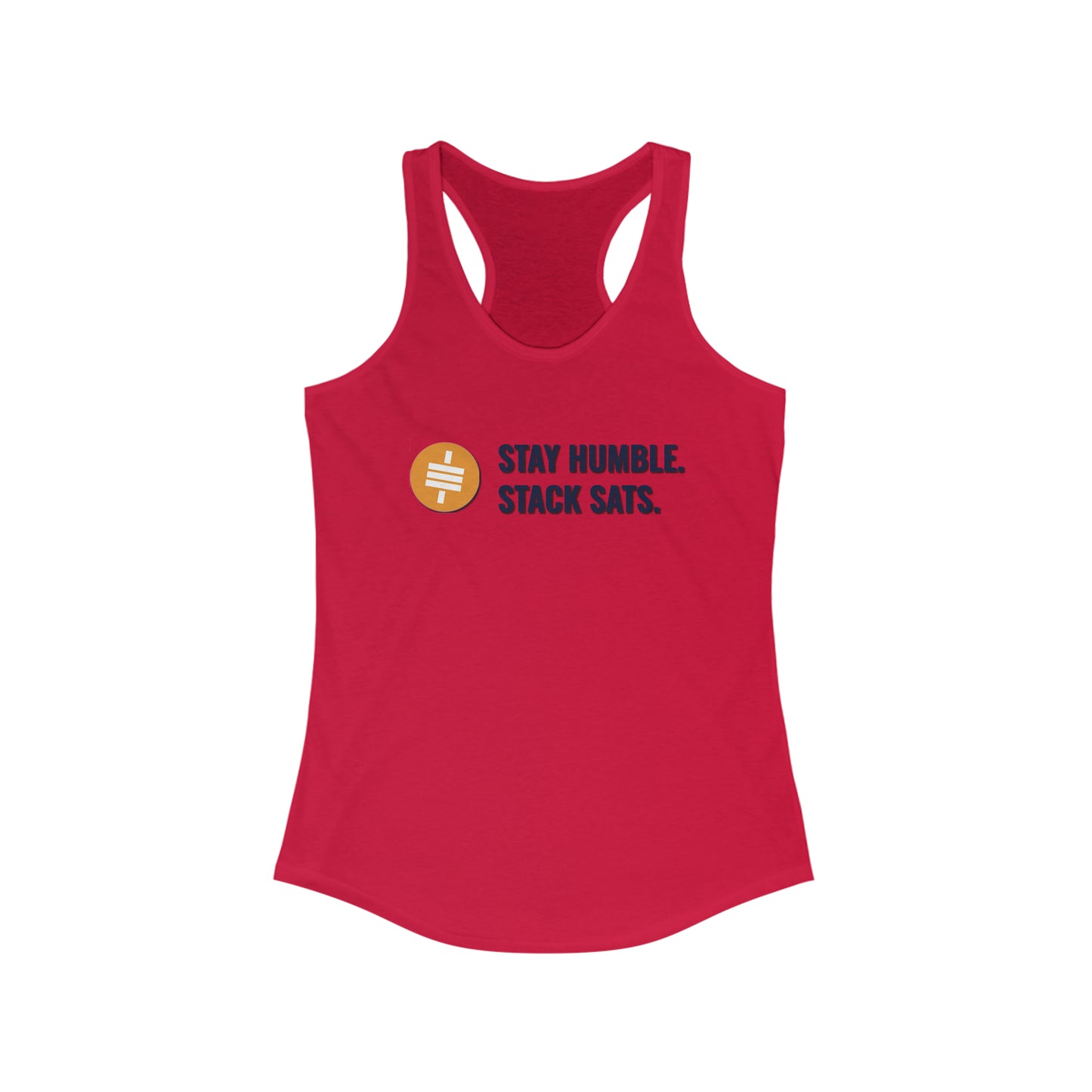 Stay Humble and Stack Sats - Women's Racerback Tank