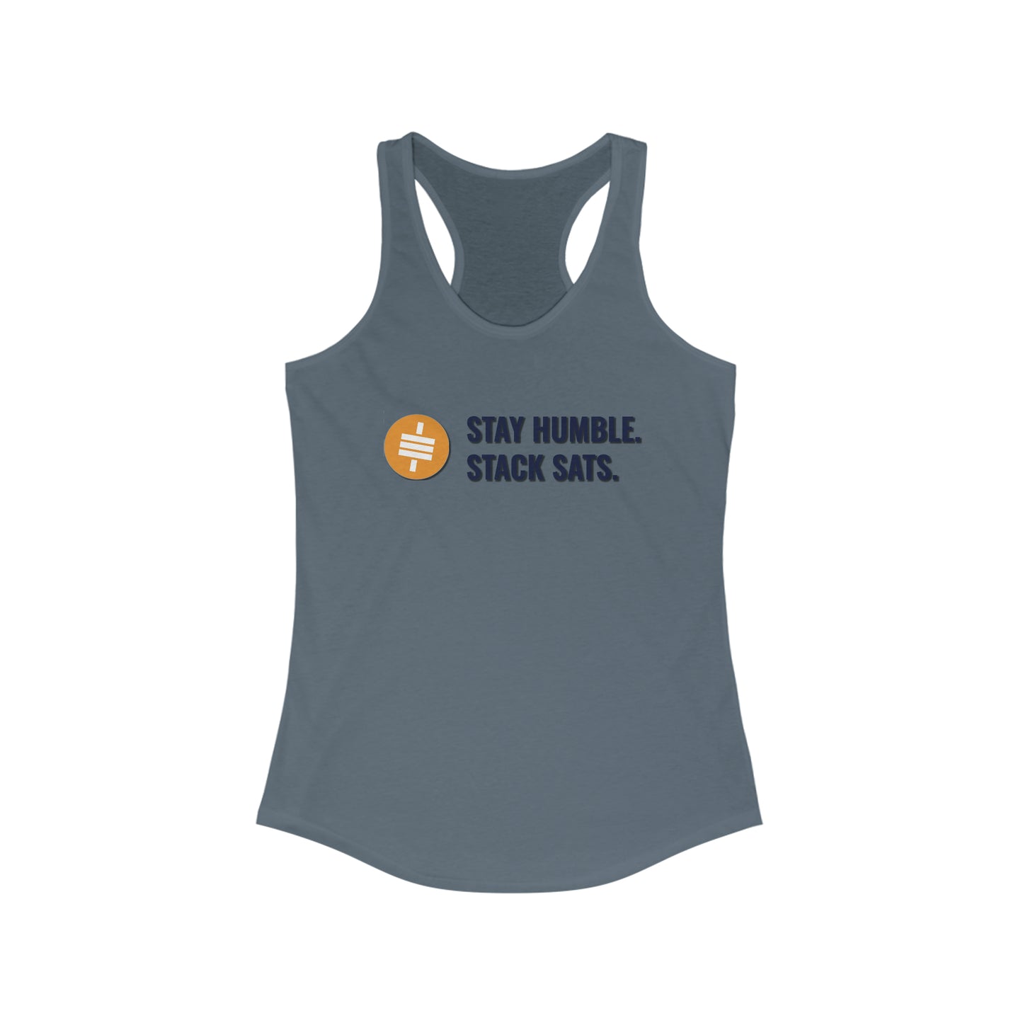 Stay Humble and Stack Sats - Women's Racerback Tank