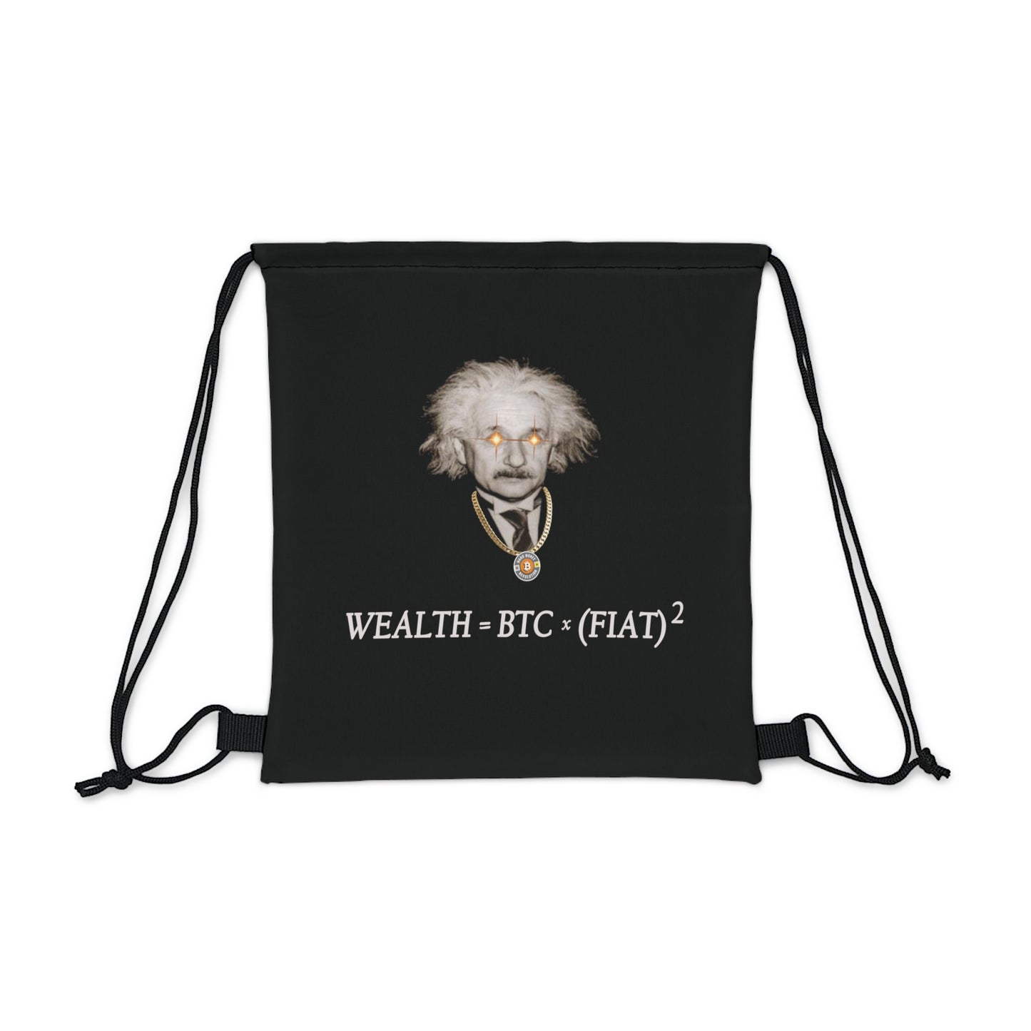 Laser Einstein - Outdoor Drawstring Bag