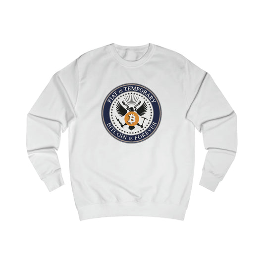 Bitcoin is Forever Fitted Crewneck Sweatshirt