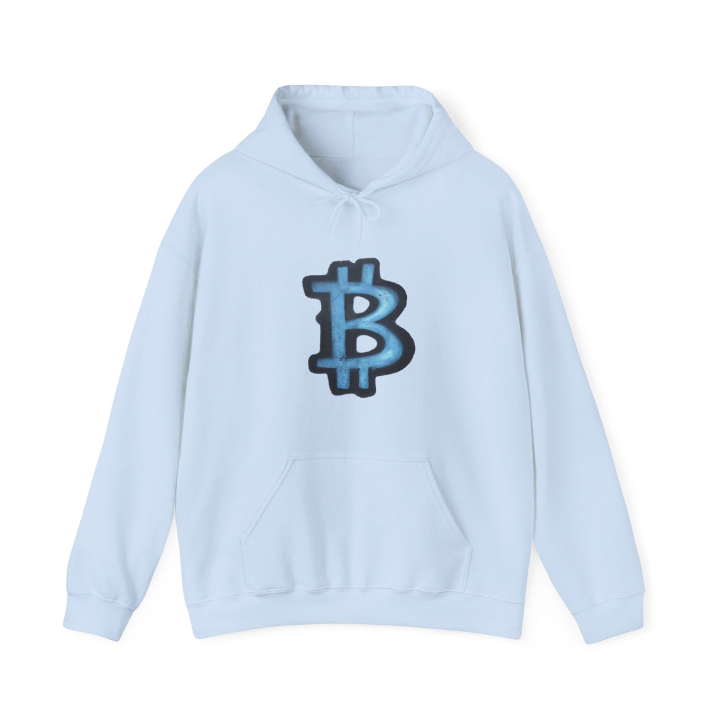 Blue Graffiti B - Hooded Sweatshirt