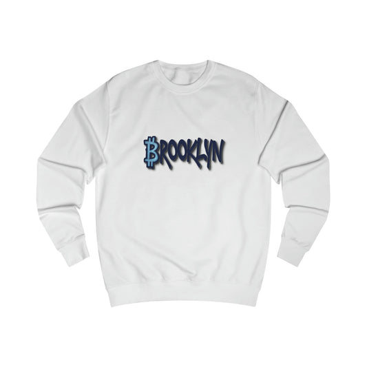 Brooklyn Bitcoin Club - Fitted Crewneck Sweatshirt