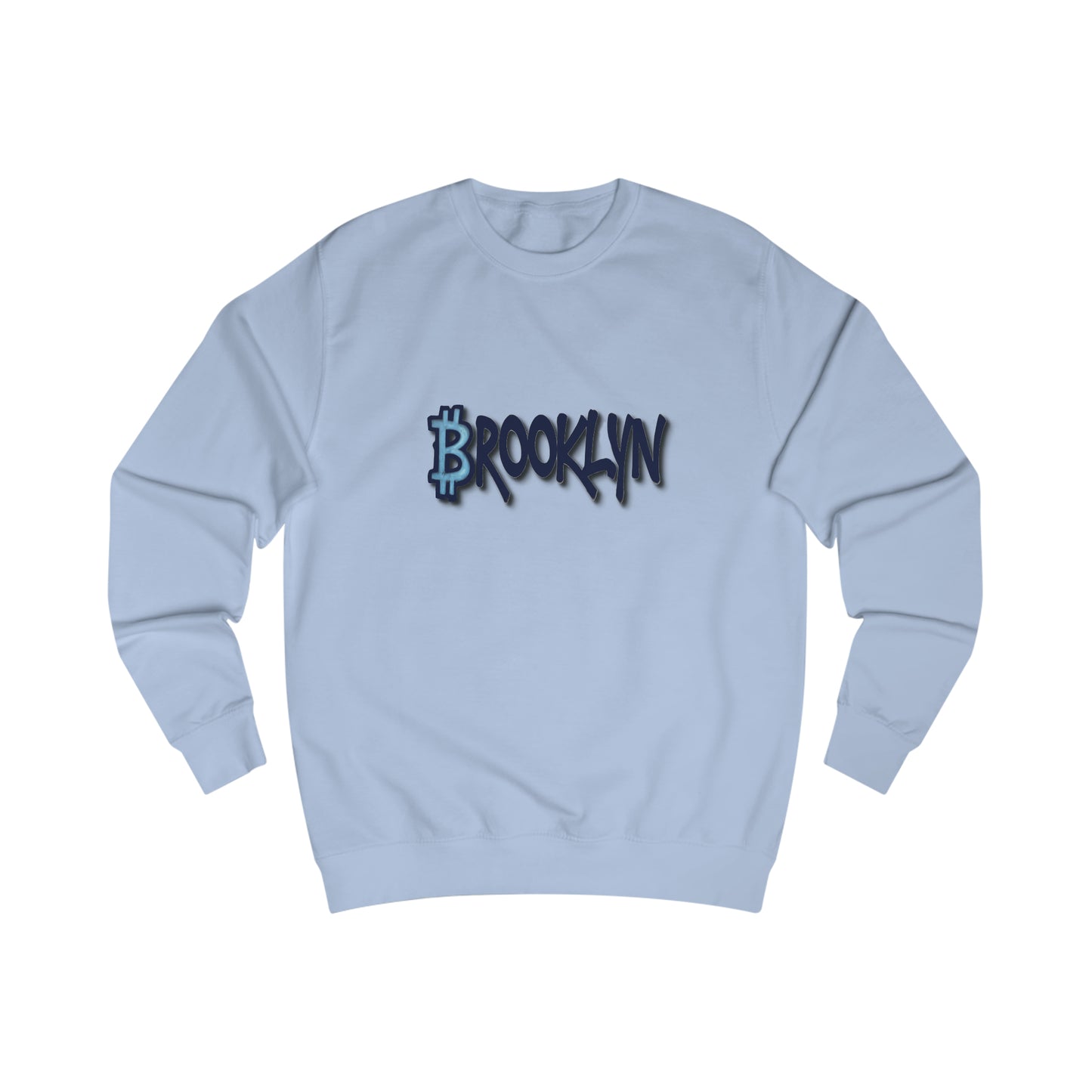 Brooklyn Bitcoin Club - Fitted Crewneck Sweatshirt