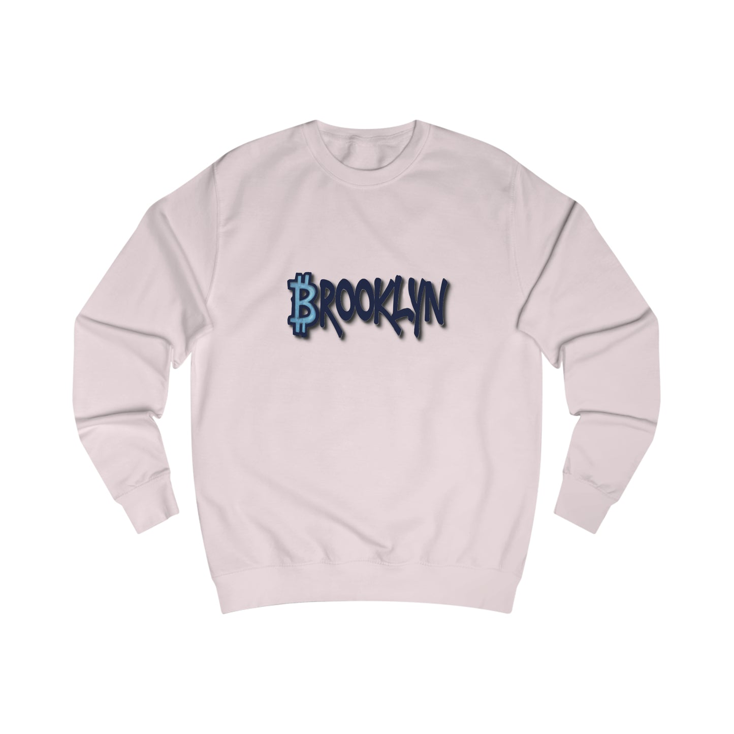 Brooklyn Bitcoin Club - Fitted Crewneck Sweatshirt