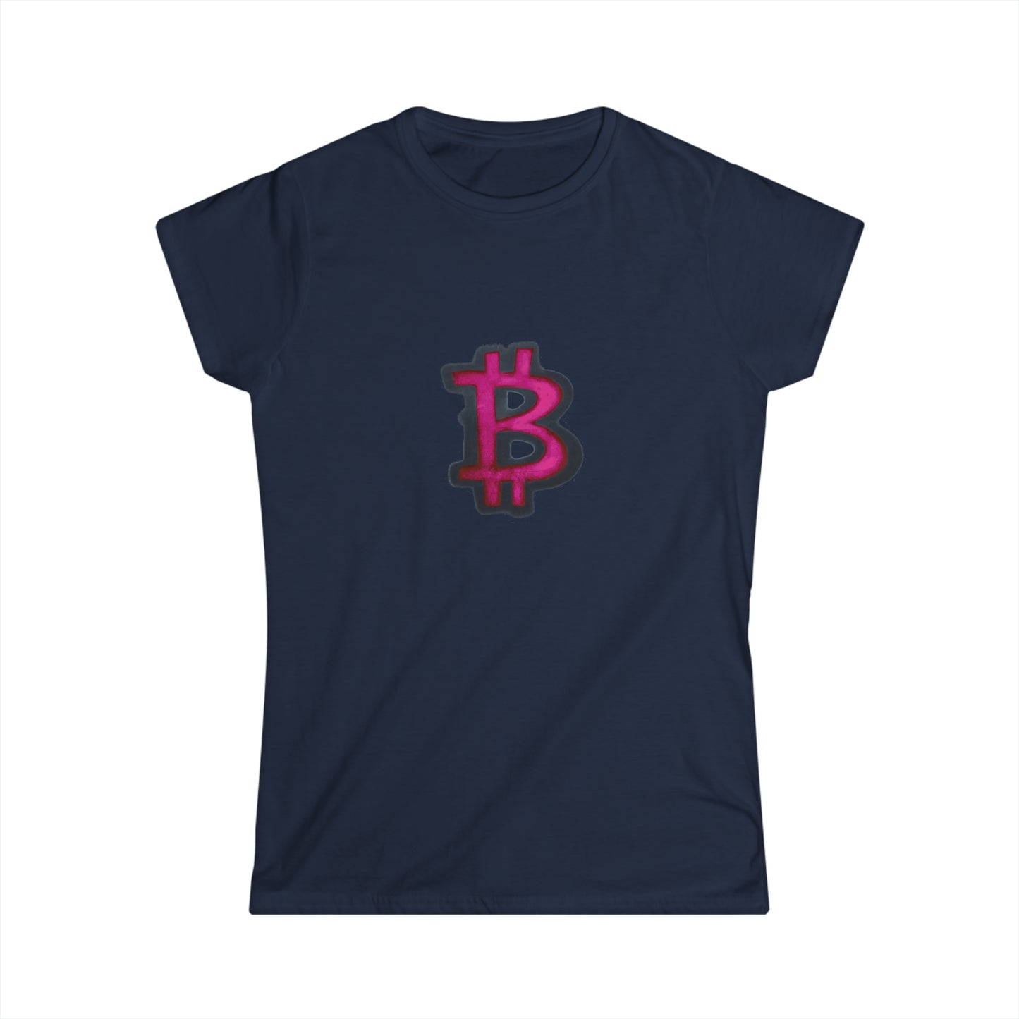 Pink Graffiti B - Women's Softstyle Tee