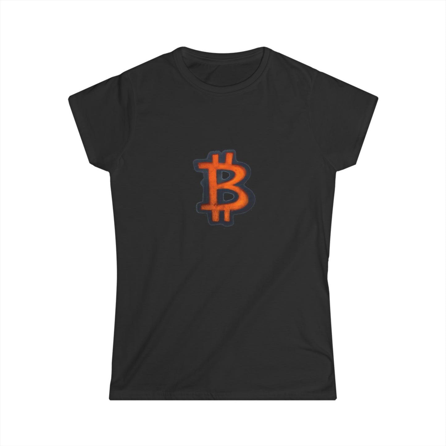 Orange Graffiti B - Women's Softstyle Tee