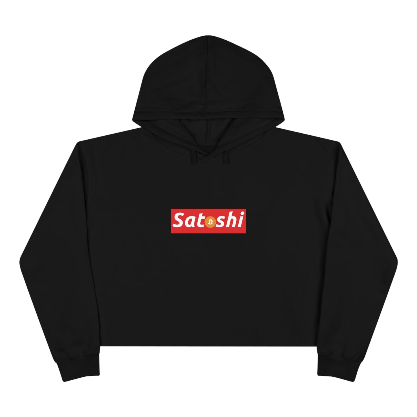 Satoshi is Supreme - Crop Hoodie